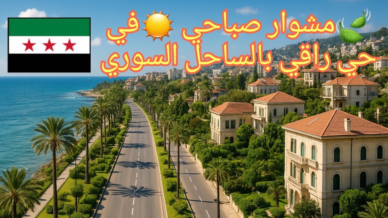 #جولة صباحية☀️ في أرقى احياء#اللاذقية