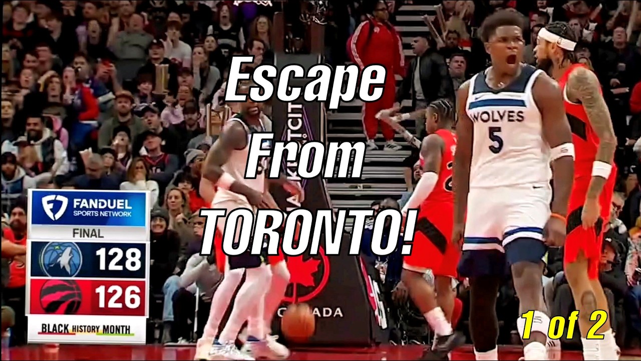 NBA ANTHONY EDWARDS DOMINATES AS TIMBERWOLVES ESCAPE TORONTO WITH THRILLING WIN!