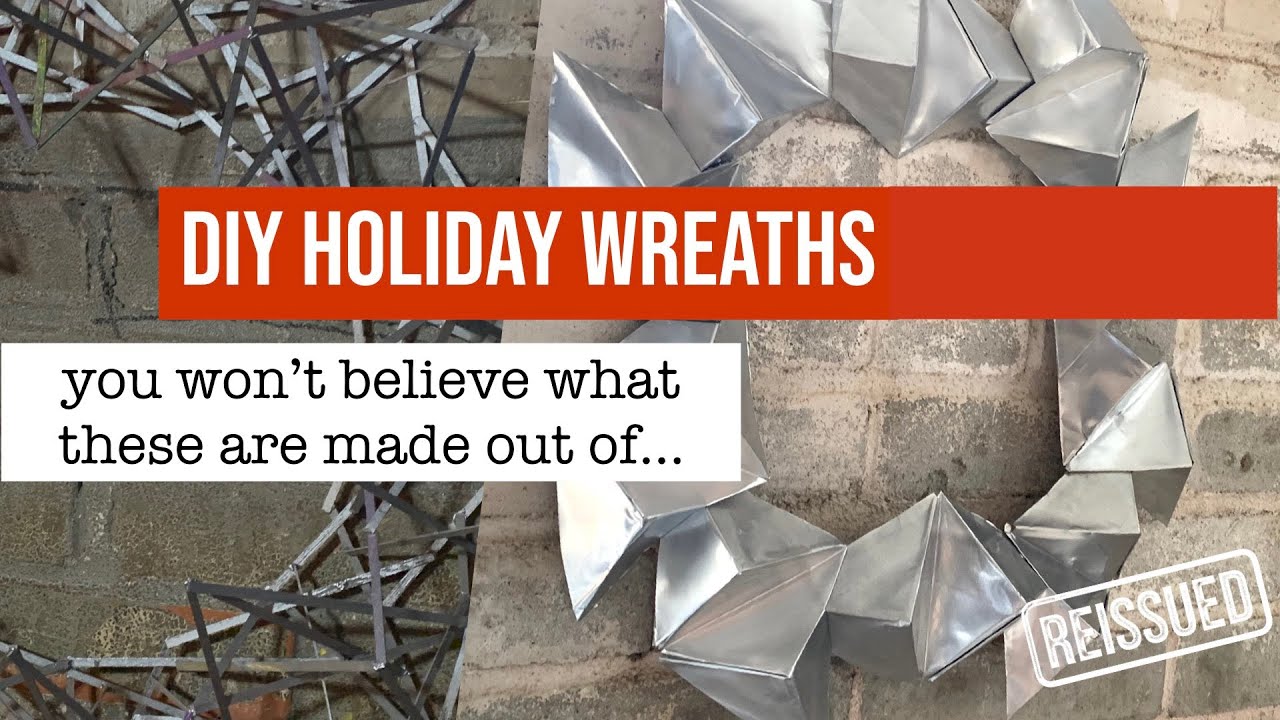 Trash to Treasure: DIY Christmas Wreaths from the recycling bin | REISSUED