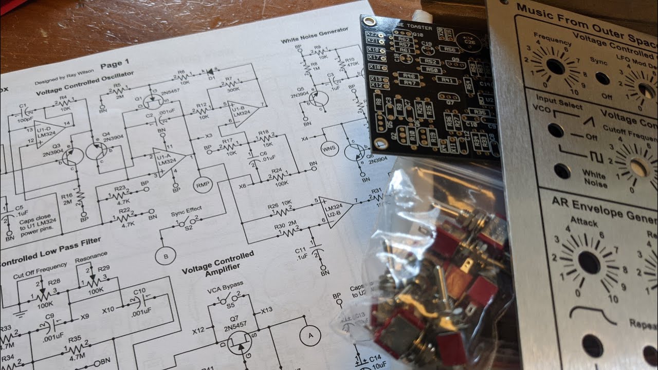MFOS Noise Toaster Build (12 y.o.'s first DIY)