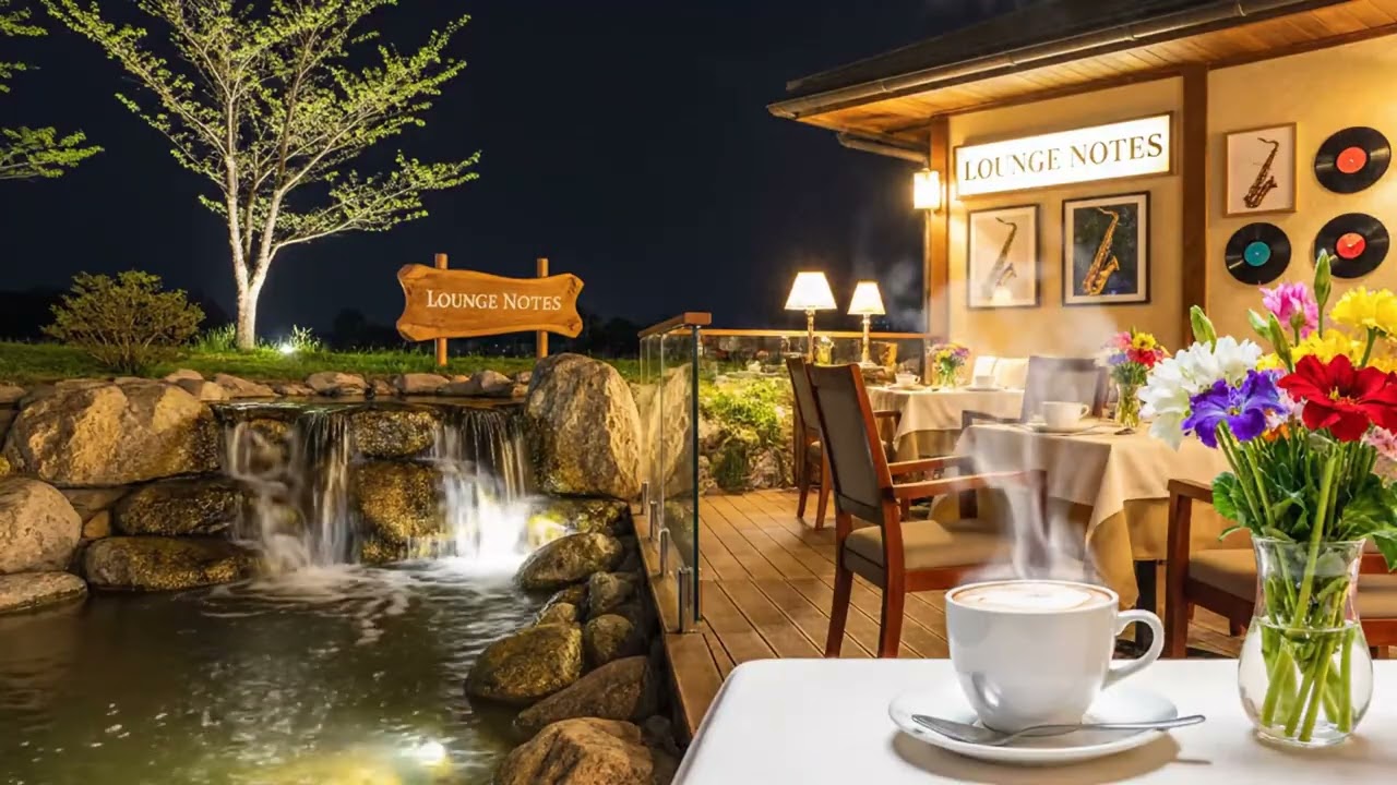 Cozy Snow Jazz Café ☕🌨️ 4K Ambience for Ultimate Study, Sleep & Deep Relaxation  Winter Night