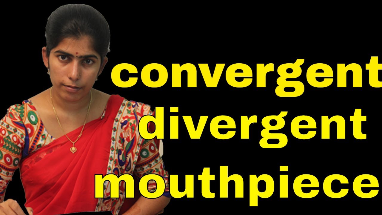 discharge derivation for convergent divergent mouthpiece
