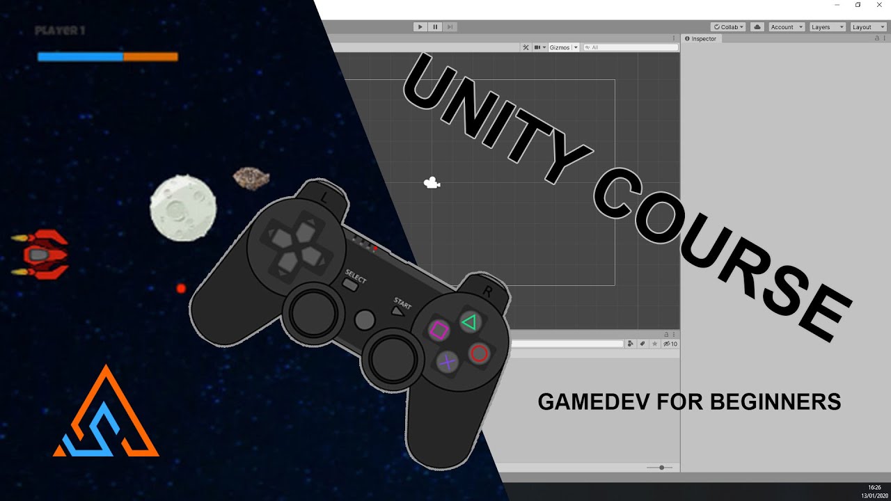 Unity course for beginners 08 - Input.Getaxis()