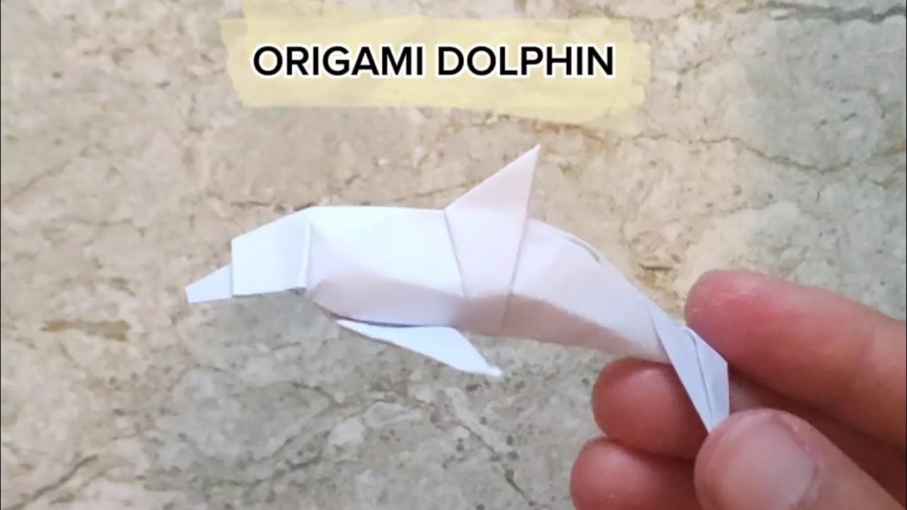 ORIGAMI DOLPHIN TUTORIAL
