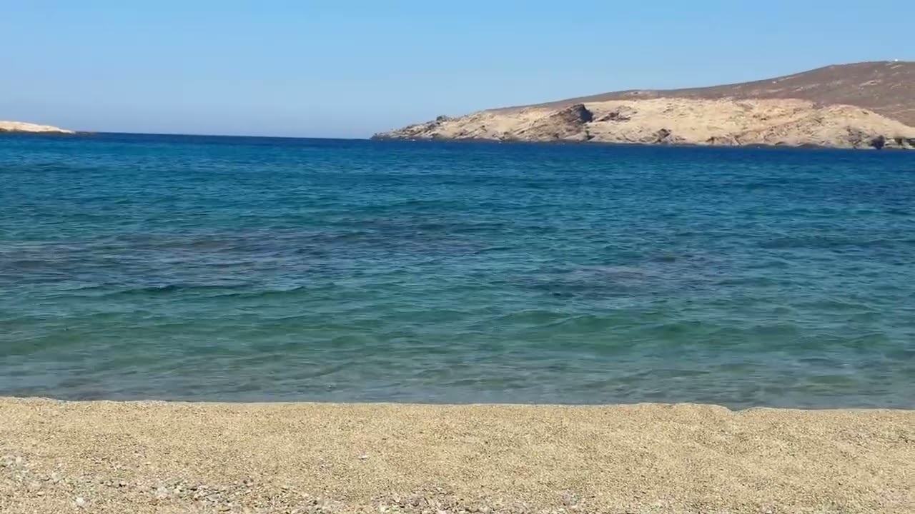 Relaxing Waves in Mykonos, Greek Islands 🌊 4K | Ocean Sounds for Sleep, Study, Meditation AMSR