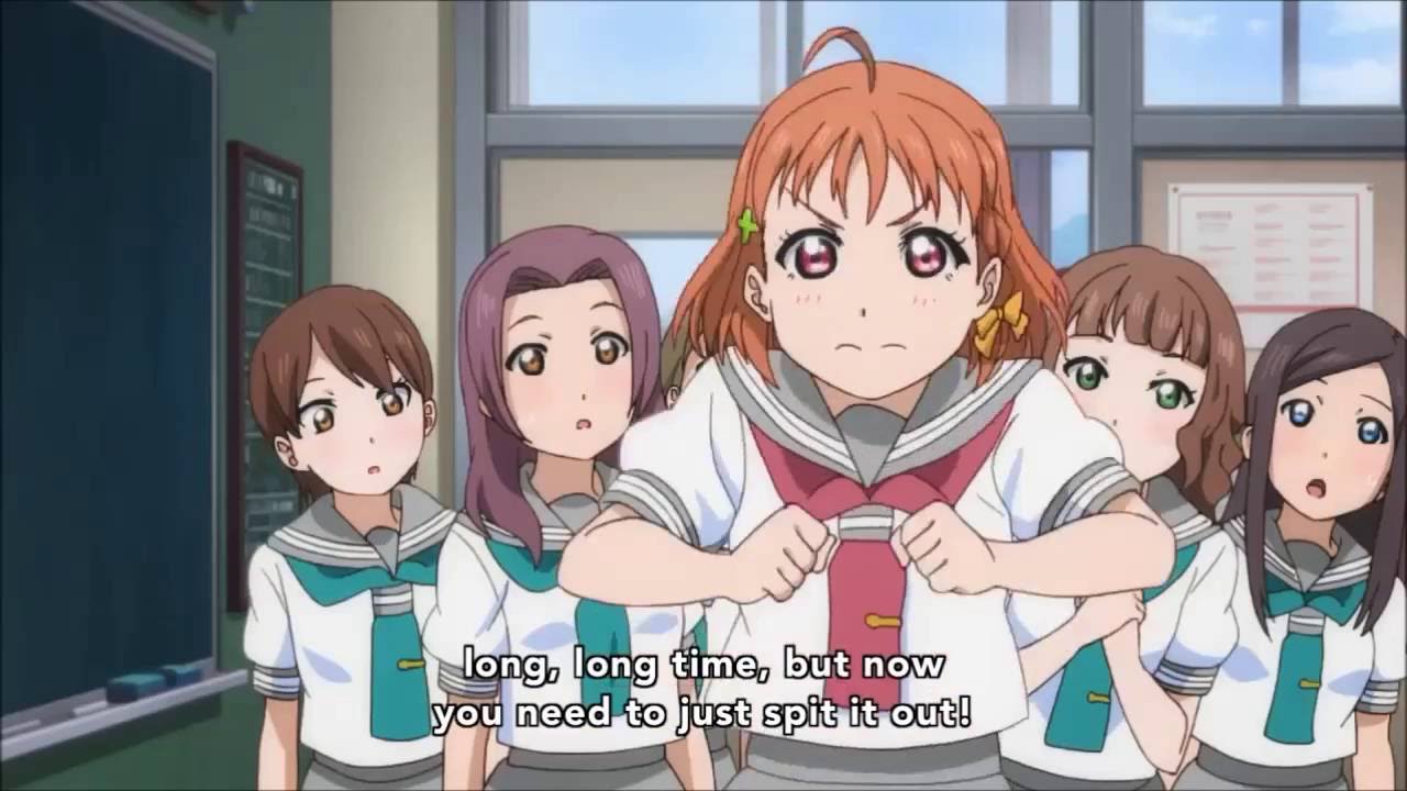 Love Live! Sunshine!! ~ Chika stopped 3rd years fight