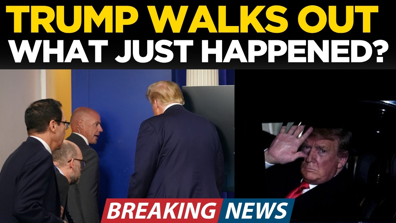 LIVE: President Suddenly Leaves White House Briefing | US News LIVE | Watch Full Speech LIVE