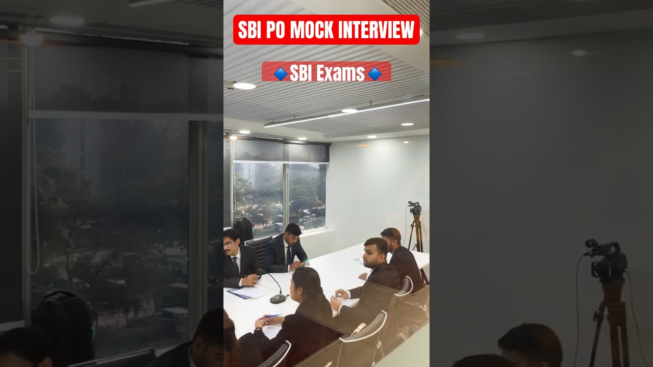 SBI PO Mock Interview ✅ #sbipo #sbipointerview #bankersadda