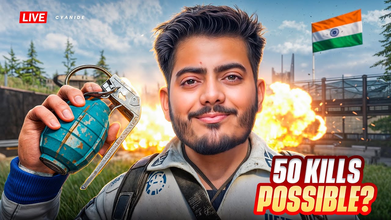 KYA AAJ CHALLENGE PURA HOGA?😍CYANIDE IS LIVE | BGMI