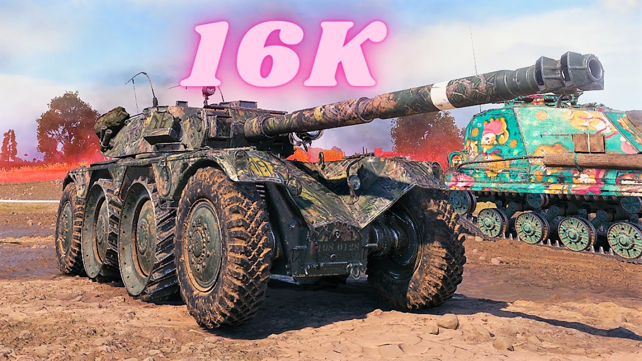Panhard EBR 105 16K Spot Damage Replays World of Tanks
