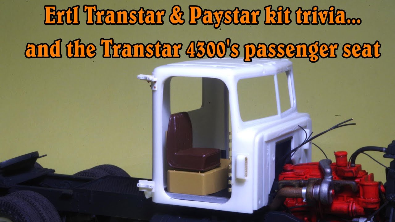 Passenger seat & base for a 1/25 scale Transtar 4300