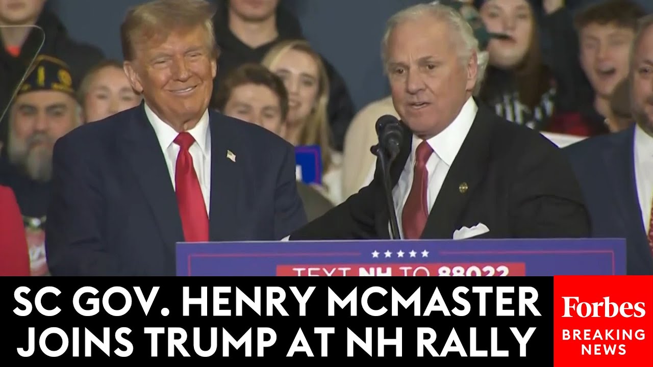 South Carolina Gov. Henry McMaster: SC Voters Want Trump To Be 2024 GOP Nominee