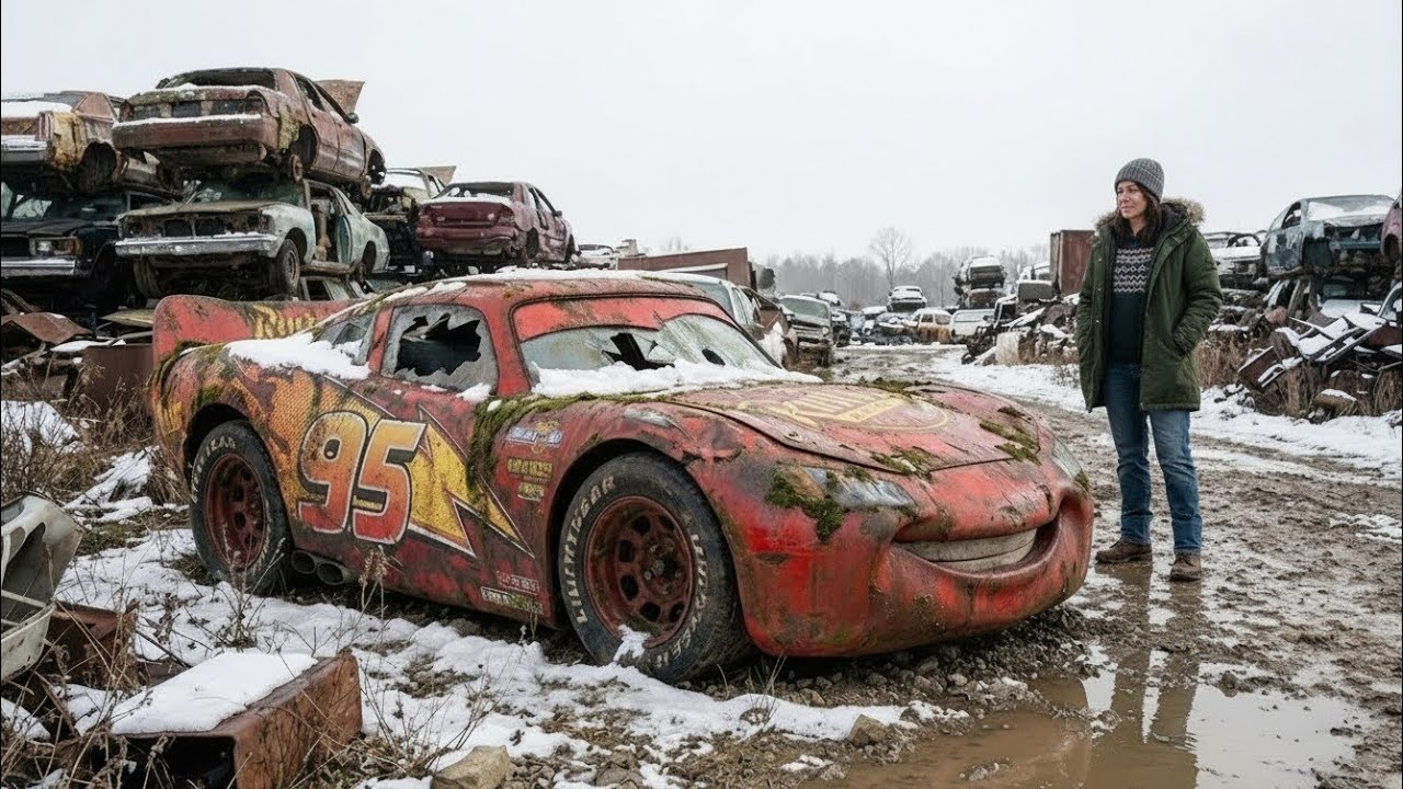 ASMR Car Restoration | Lightning McQueen (Back to Life) Full Rebuild From Forgotten Racer