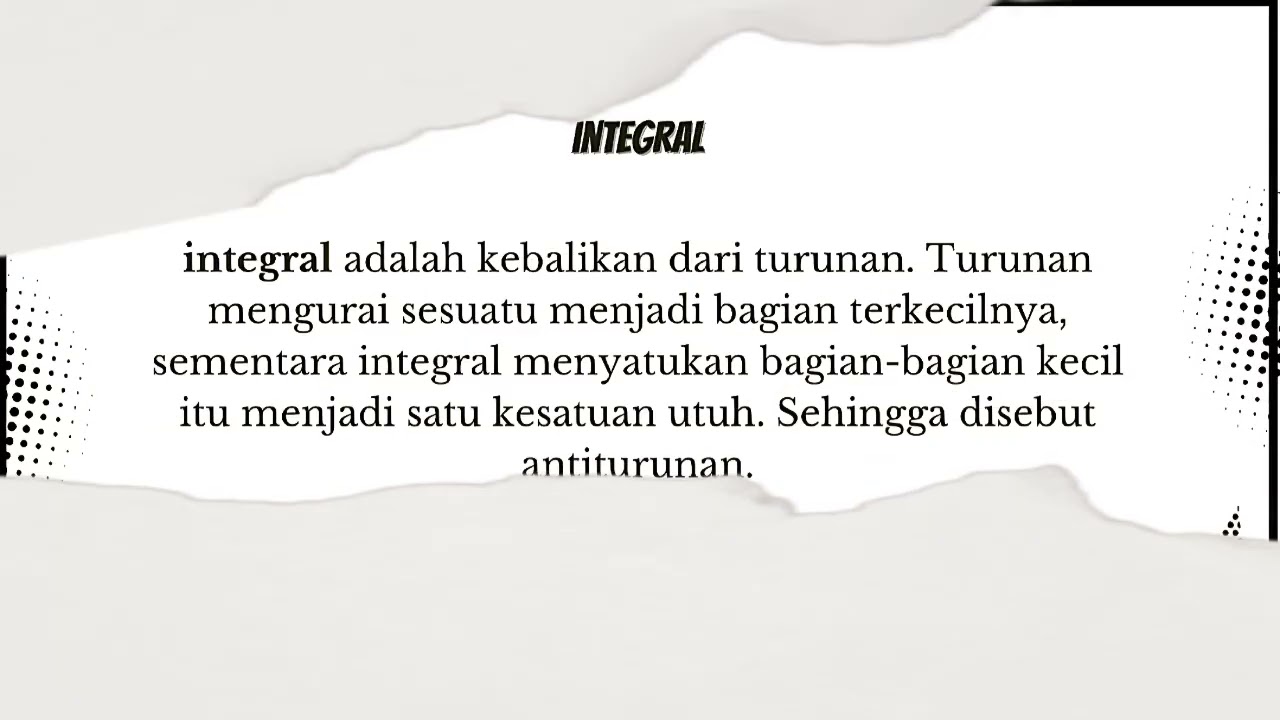 DETERMINAN & INVERS MATRIKS, INTEGRAL