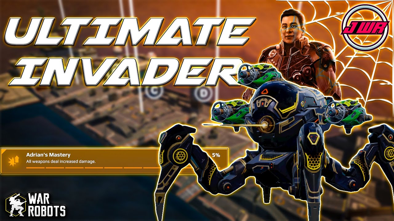 Ultimate Invader with new Shifang weapons gameplay war robots Update 9.7 #warrobots
