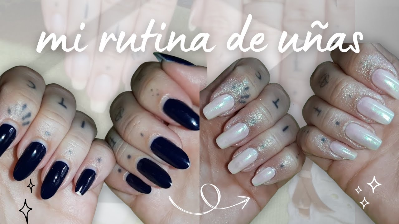 MANICURÍA TRADICIONAL EN UÑAS NATURALES 💅de almendra a ballerina, efecto sirena, productos favoritos