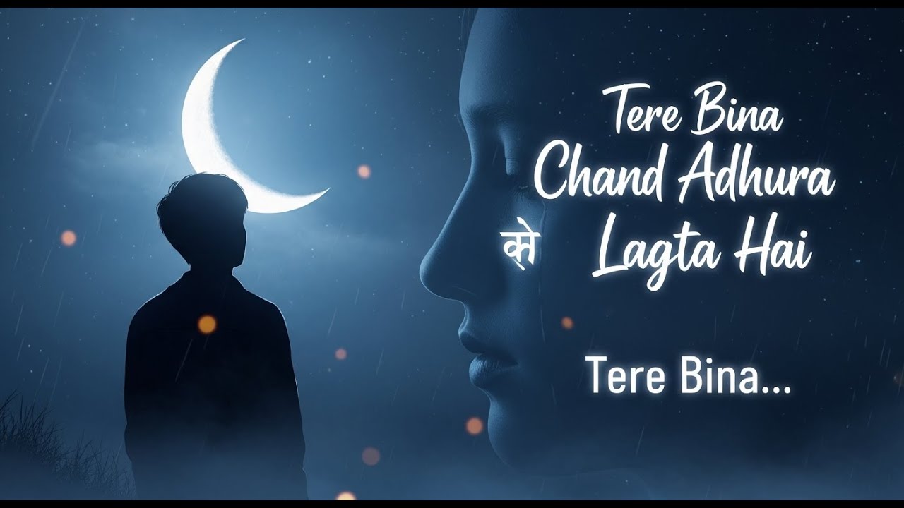 Tere Bina Chand Adhura Lagta Hai | New Romantic Song 2025  #romanticsong #romanticsong2025