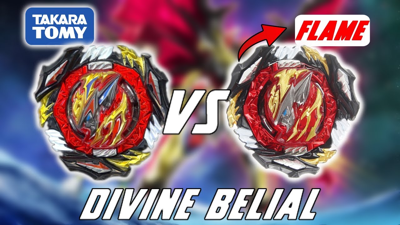 SO SÁNH BEYBLADE DIVINE BELIAL FAKE FLAME & TAKARA TOMY - #fakebeyblade siêu đỉnh từ Flame ???