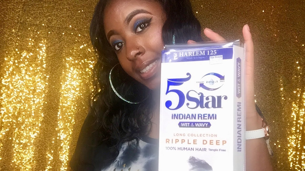GRWM | Harlem 125 5 Star Indian Remy Wet & Wavy Ripple Deep Long Collection Hair Review