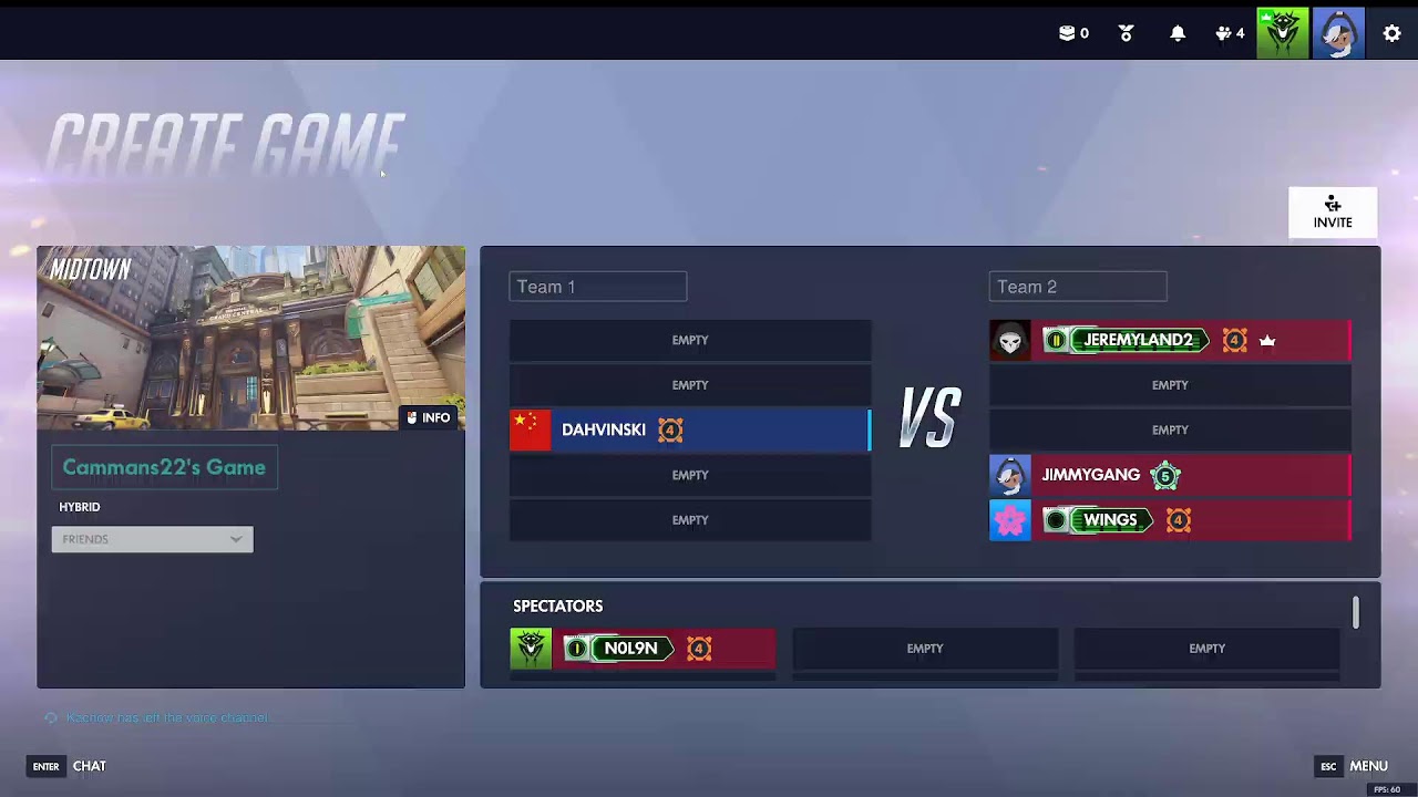NACE Match @ 8:00 EST | Support Player