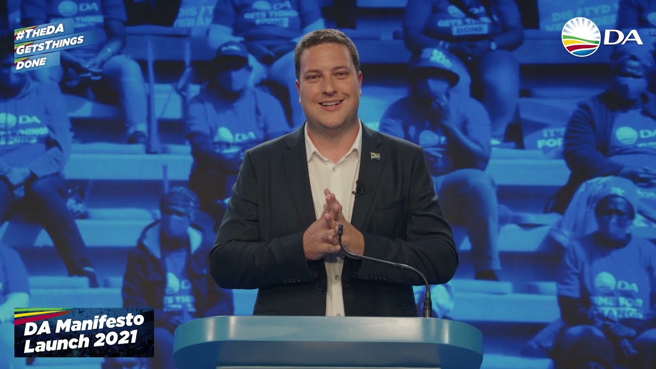 [SPEECH] DA Cape Town Mayoral Candidate, Geordin Hill-Lewis - DA Manifesto Launch 2021