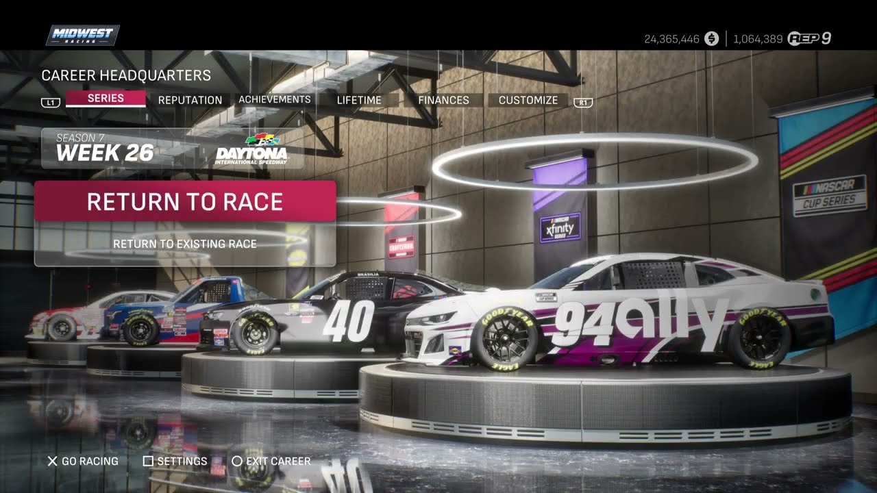 NASCAR 25 My settings for controller #ps5 #playstation5 #playstationgang 