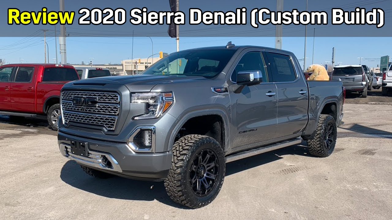 Обзор: GMC Sierra Denali 2020 года выпуска, 6,2 л (кастомная сборка) | 4-дюймовый лифт клиренса B...