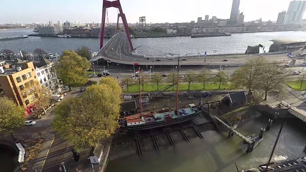 Rotterdam gefilmd met Drone