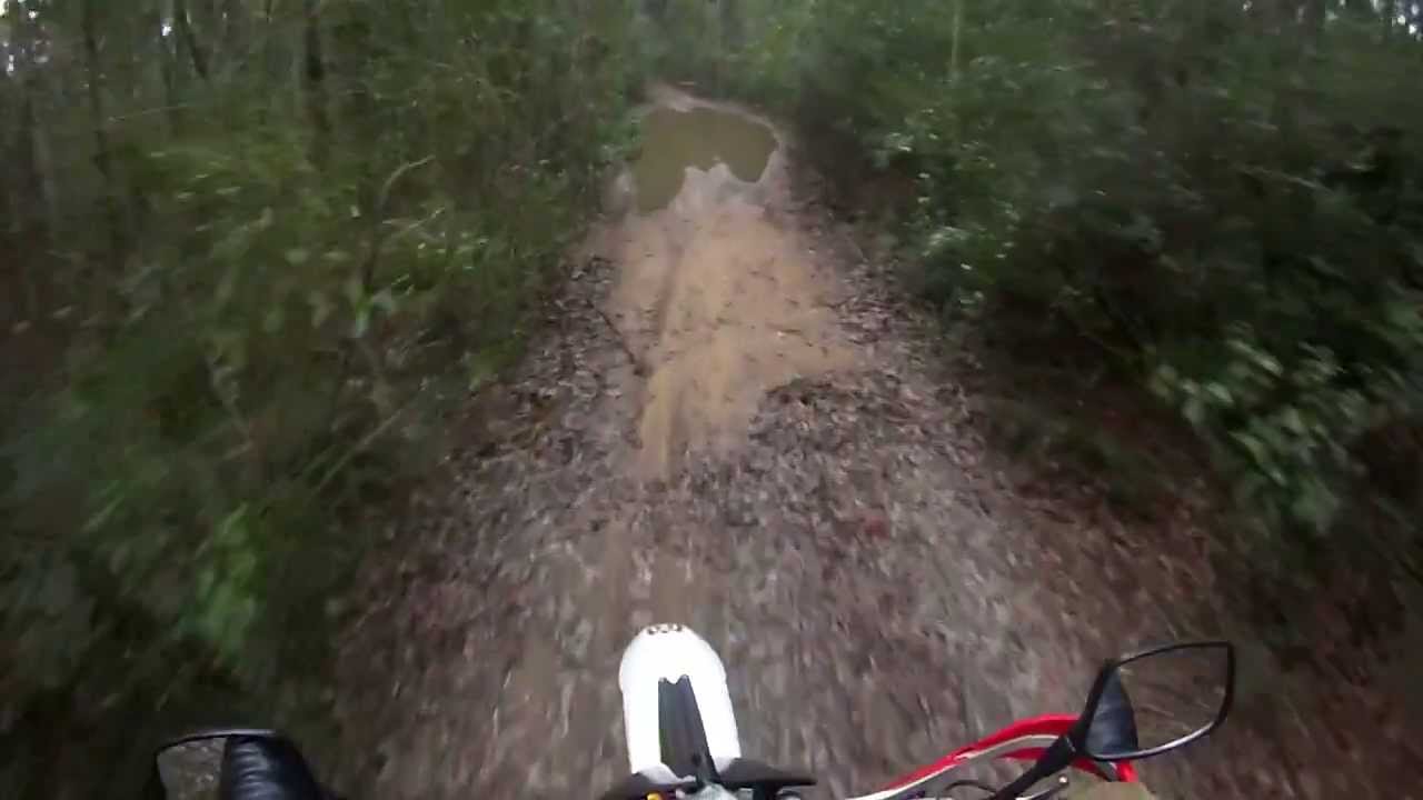 Trailbike riding at Ourimbah State Forest on the Husqvarna TE610 - 720P Raw footage from GoPro Hero3