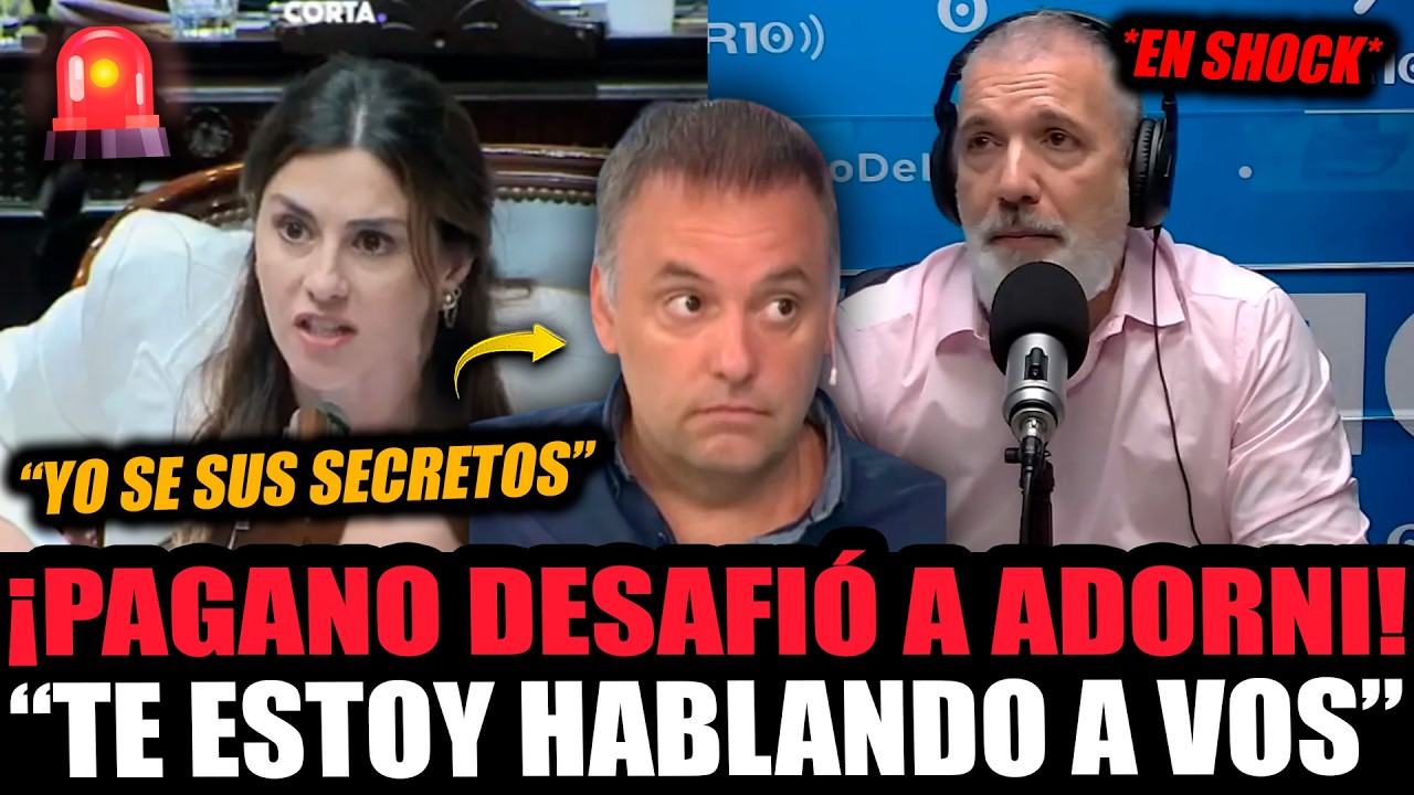¡PAGANO DESAFIÓ A ADORNI Y LE MANDÓ UN MENSAJE QUE DEJÓ A DUGGAN EN SHOCK