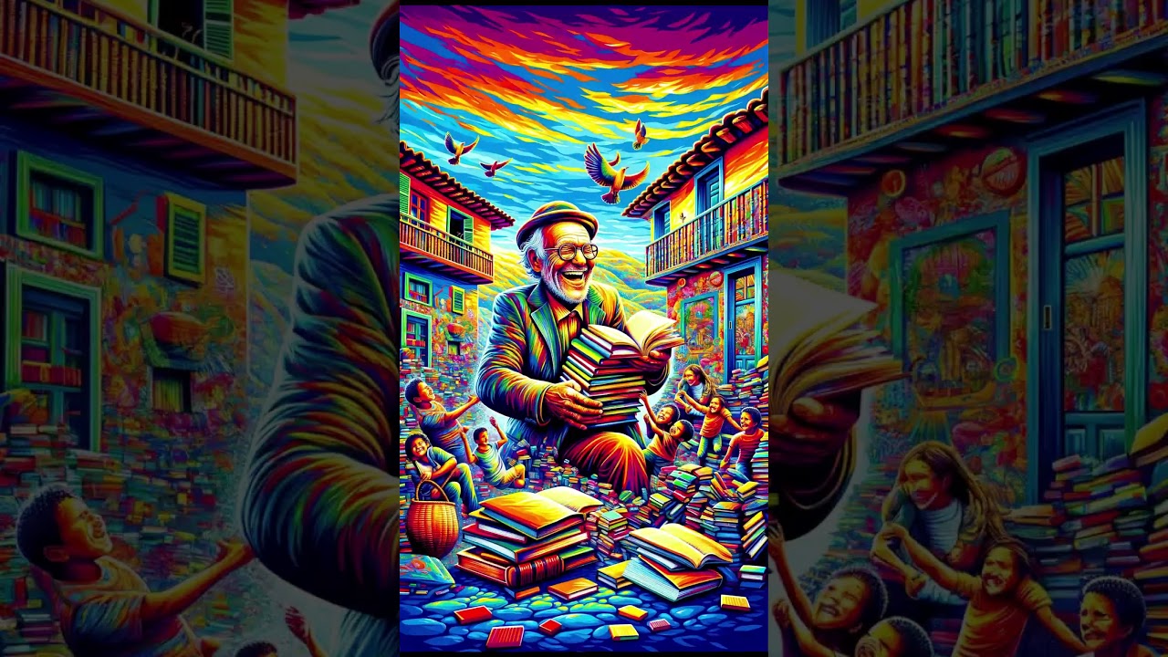 Kolumbische Kinder und die Bücher des José Alberto Gutiérrez