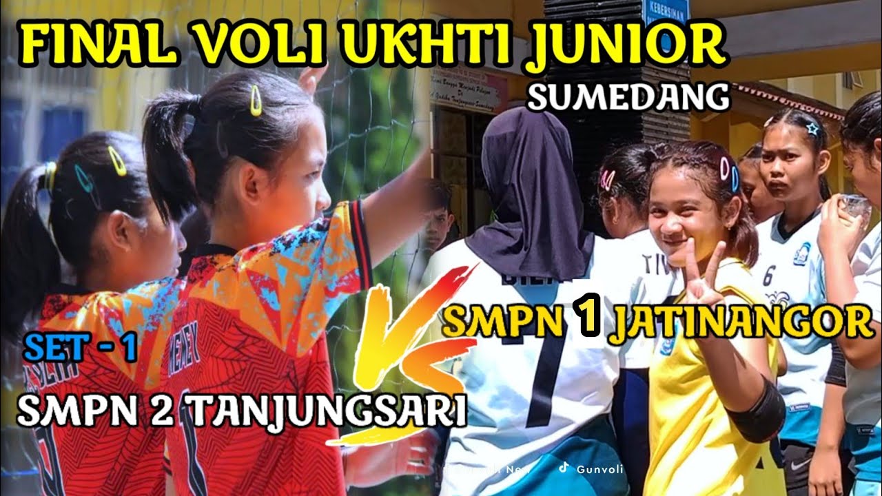 Final Voli Terbaru Ukhti Smpn 2 Tanjungsari vs Smpn 1 Jatinangor Sumedang