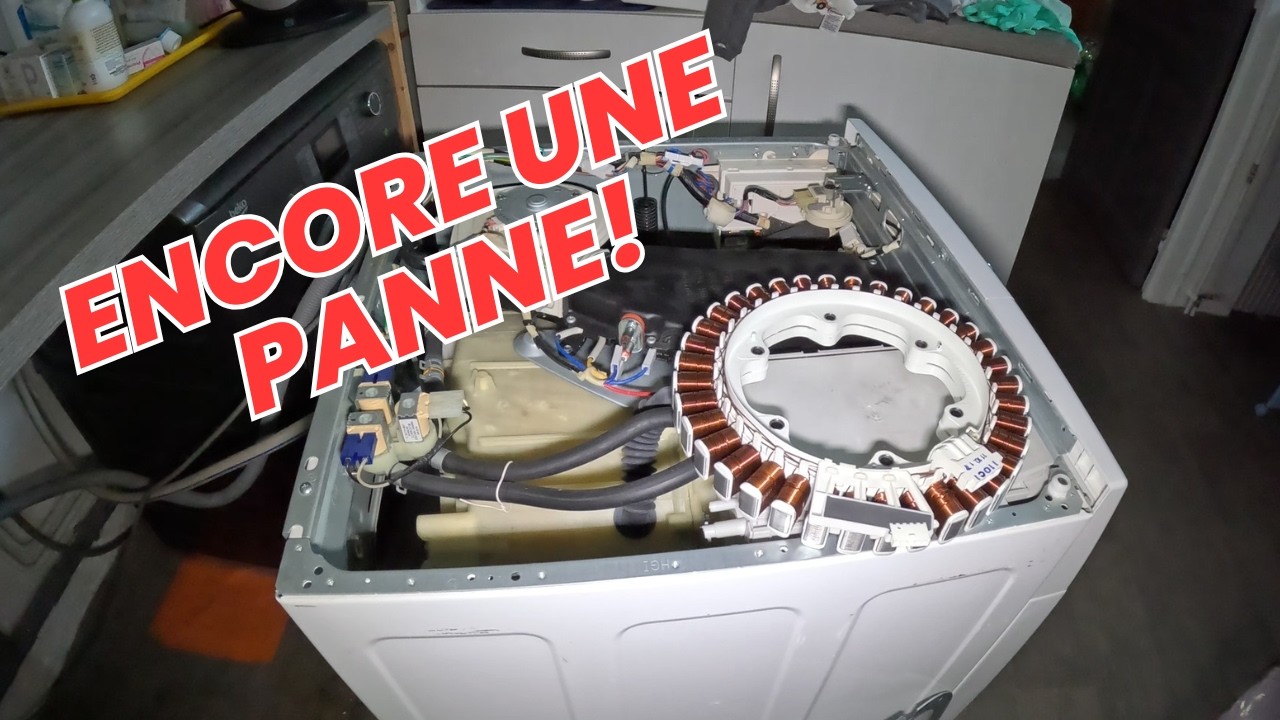 Le lave-linge LG Direct Drive est encore en PANNE!!! Code erreur LE