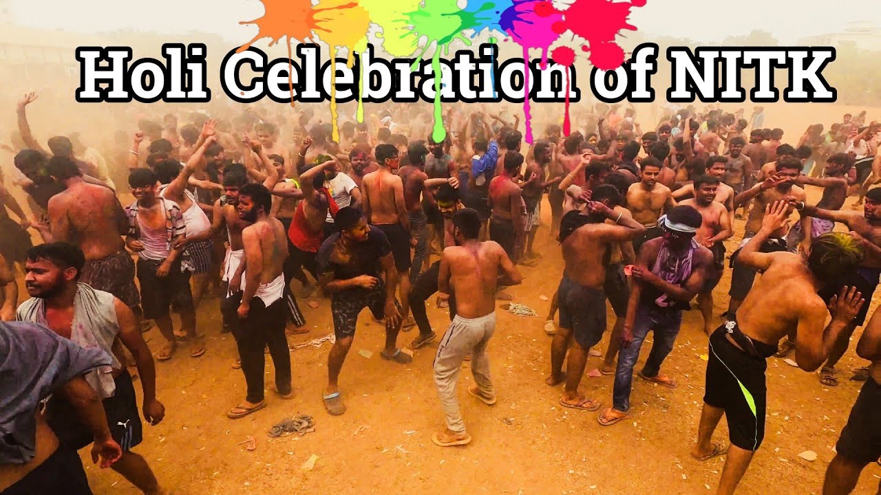 Holi Celebration of Namma NITK | YRM Fitness and Vlogs