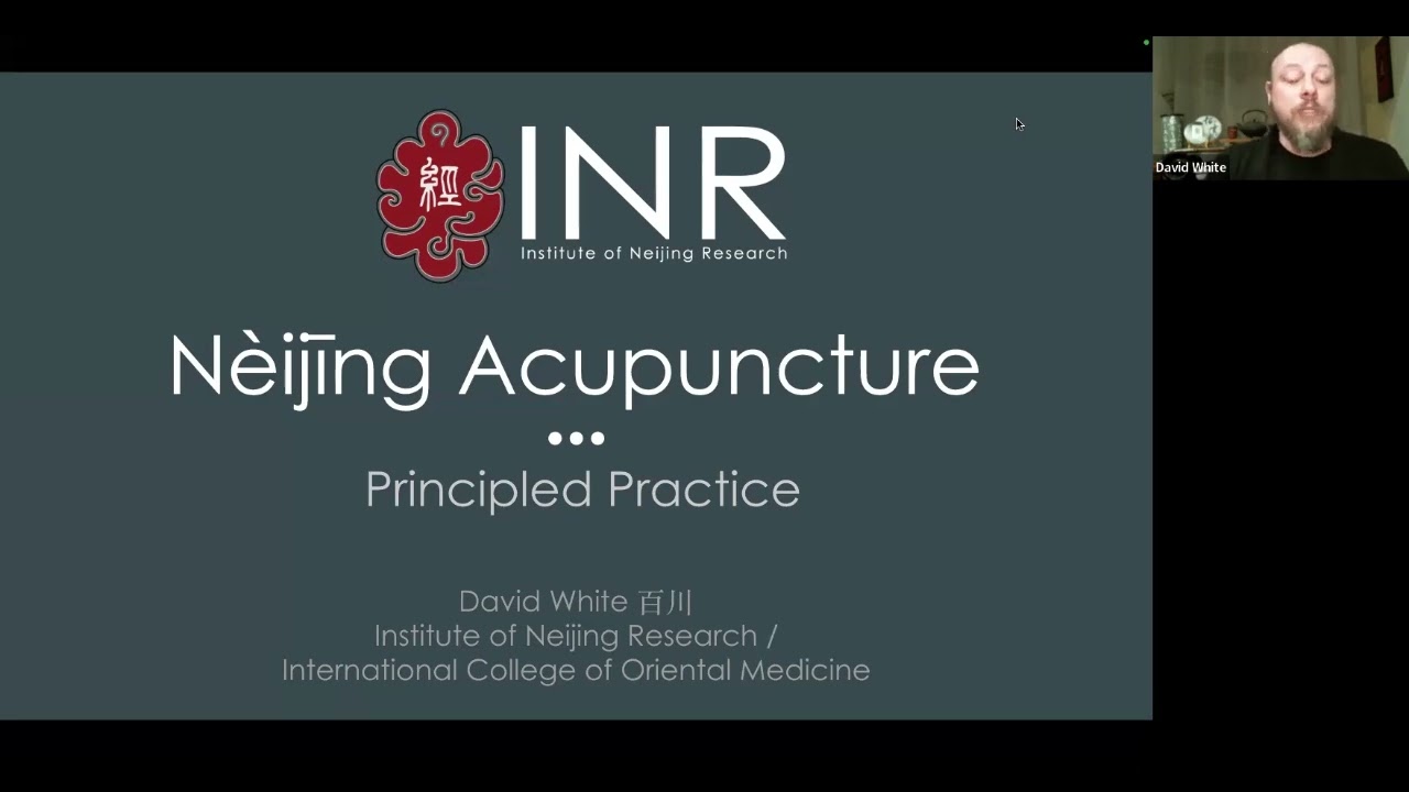 INR-ICOM David White Neijing Acupuncture Principled Practice