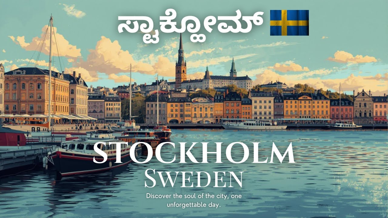 Stockholm (ಸ್ಟಾಕ್ಹೋಮ್) Day 1 😍 | Sweden Travel Vlog | SAS Kannada Vlogs
