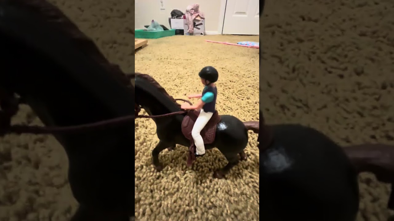 ~Leo falls off 2 times!~ Barn role-play!! (Kinda bad)  