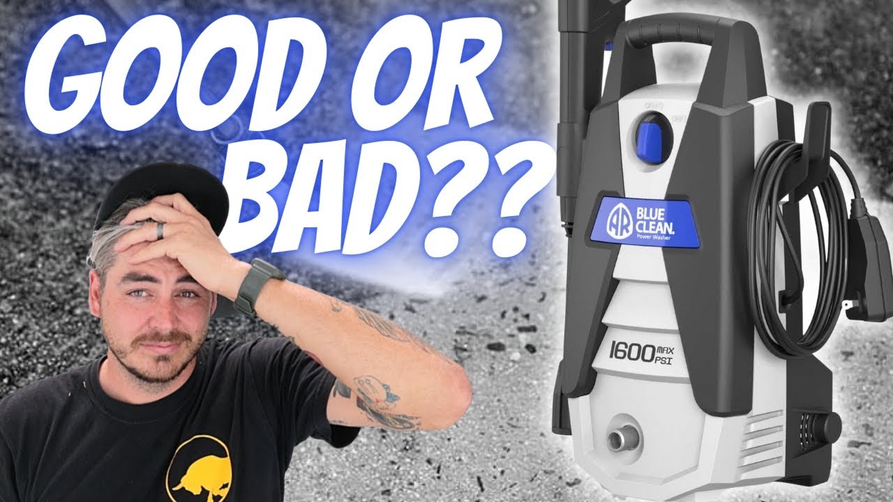 AR Blue 1600psi 1.4gpm electric pressure washer | Unboxing & Review
