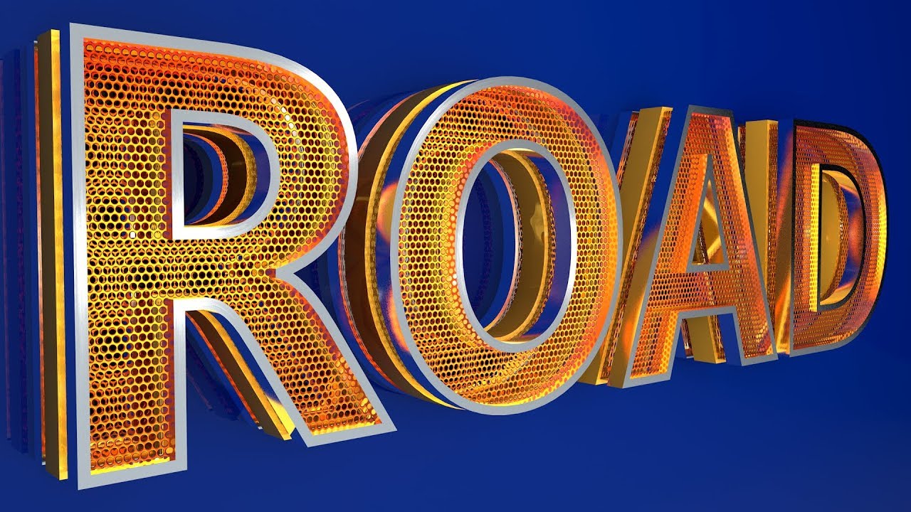 C4D TUTORIAL -  Metal & Gold Text Effect