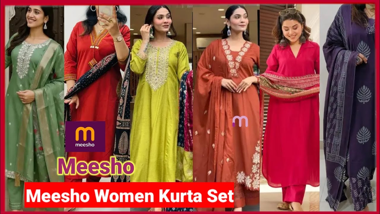 Meesho Party Wear Kurta Set Haul 😍 | Festive & Wedding Special | Meesho Cotton Kurta Set