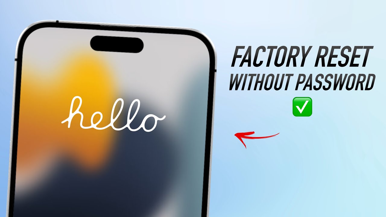 How To Factory Reset iPhone Without Password!