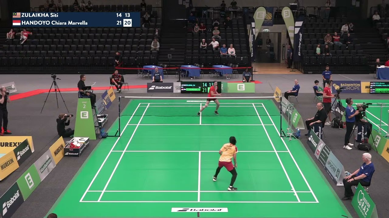 Match point - Siti Zulaikha vs Chiara Marvella Handoyo - WS, SF - Austrian Open 2024