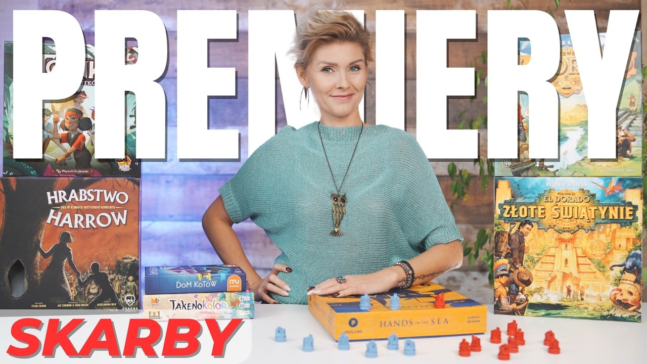 PREMIERY - Newsy │Toriki │Złote Świątynie │Hrabstwo Harrow│Hands in the Sea │Nowe gry planszowe