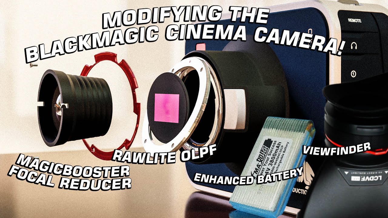 Создание ЛУЧШЕЙ кинокамеры Blackmagic — модернизация классики (BMCC 2.5K)