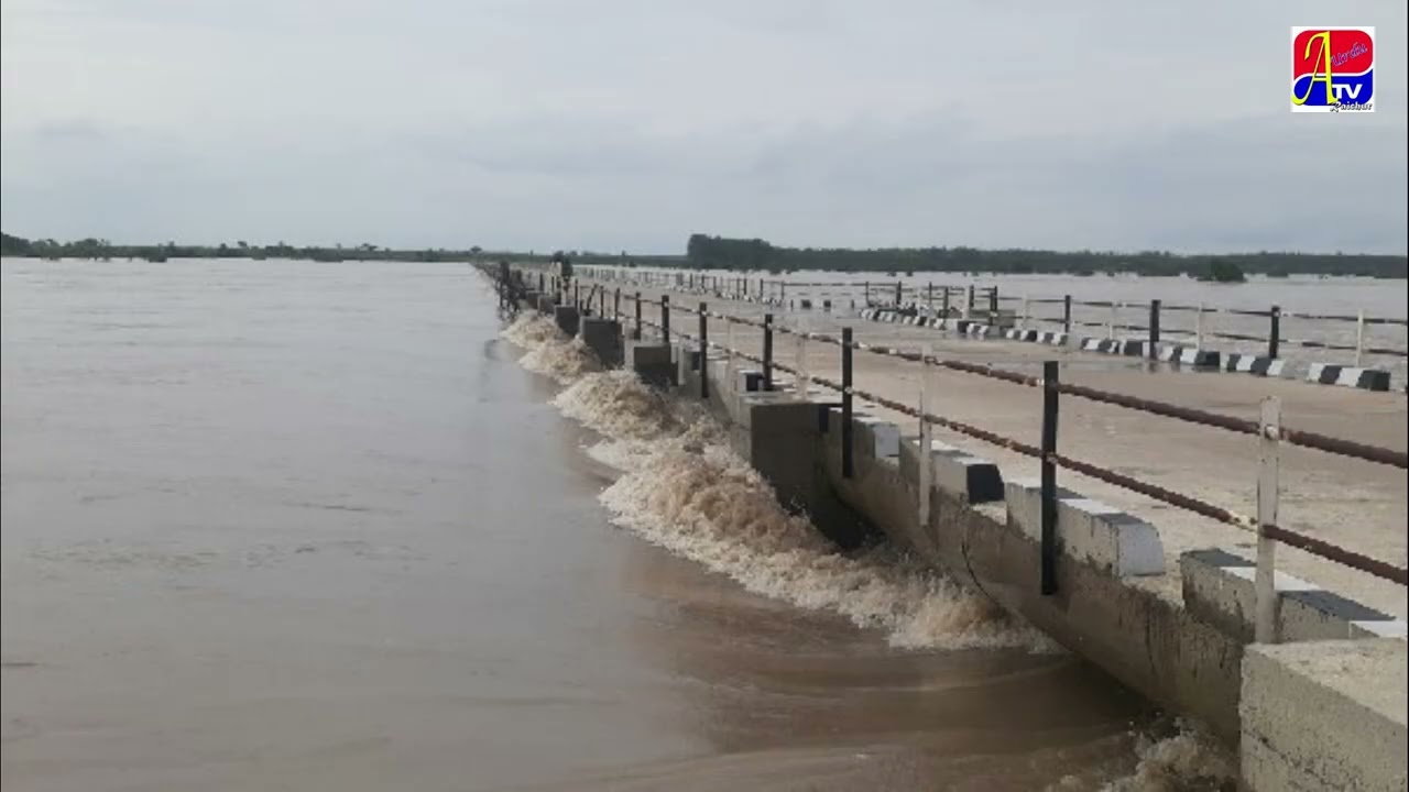 KRISHNA NADI ME PANI | GURJAPUR BARRAGE KE GATE KHOLE GAYE !