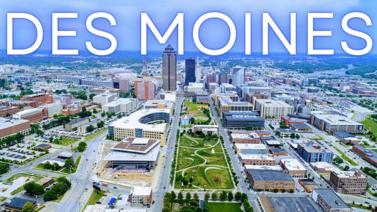 Des Moines, Iowa: HD Drone Footage
