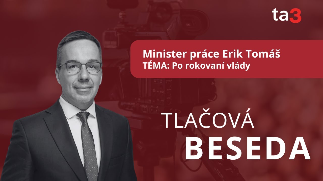 Minister práce Erik Tomáš, TÉMA: Po rokovaní vlády