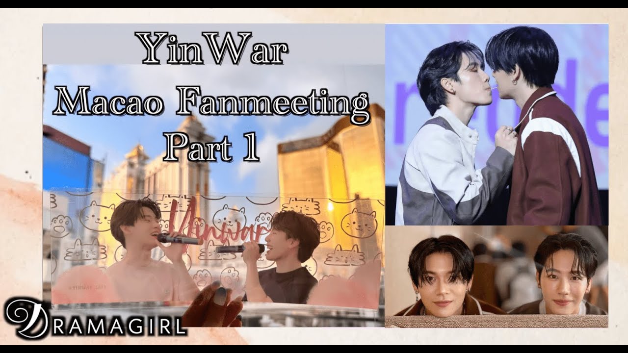 【YinWar Macau FM Part 1】The Best Day with YinWar❤️現場表白了？😳應援Cafe滿滿都是#YinWar💕說廣東話太可愛了❣️War真的太頑皮了