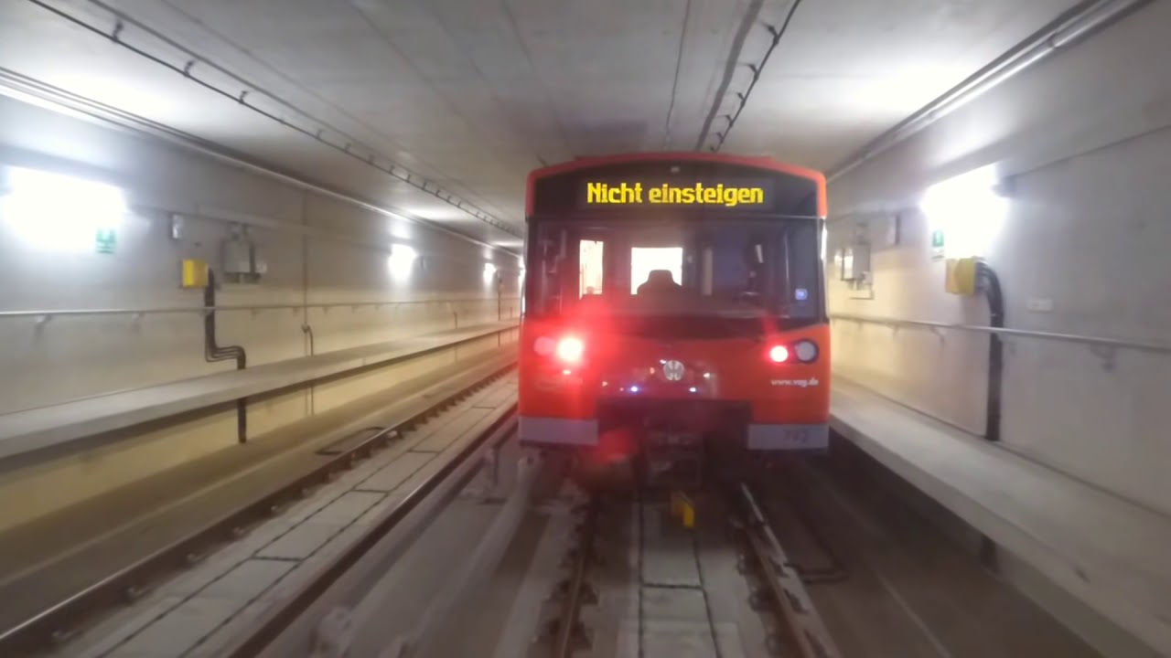 Nuremberg U bahn switchback