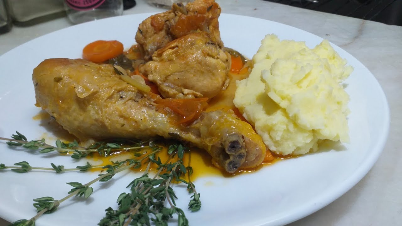 Pollo al Tomillo  - Como hacer Pollo al Tomillo  -  Recetas en menos de 3 minutos